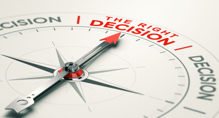 Business judgement. Making the right decision. La scelta migliore