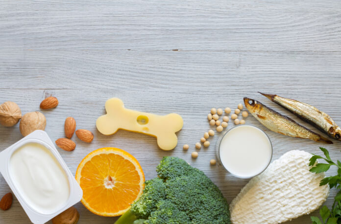 Bone shaped cheese and bone strengthening foods products, concep