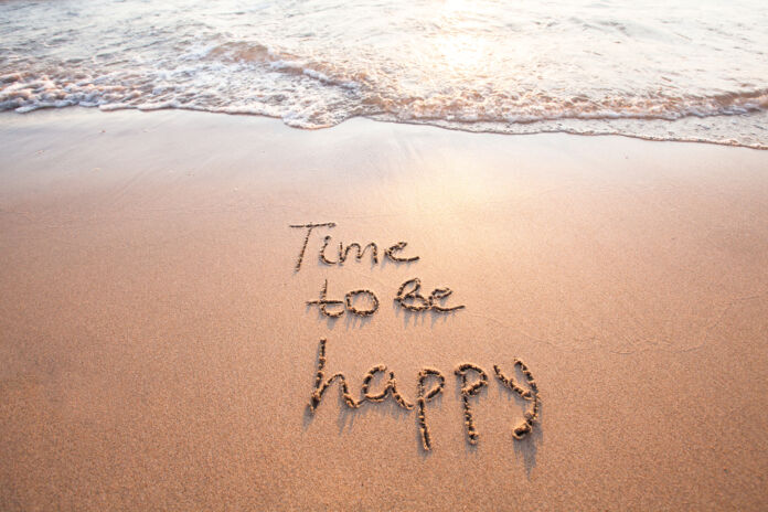time to be happy, happiness concept